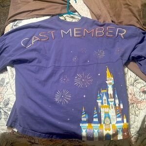 Walt Disney World 50th Anniversary Cast Member Castle Spirit Jersey Size large
